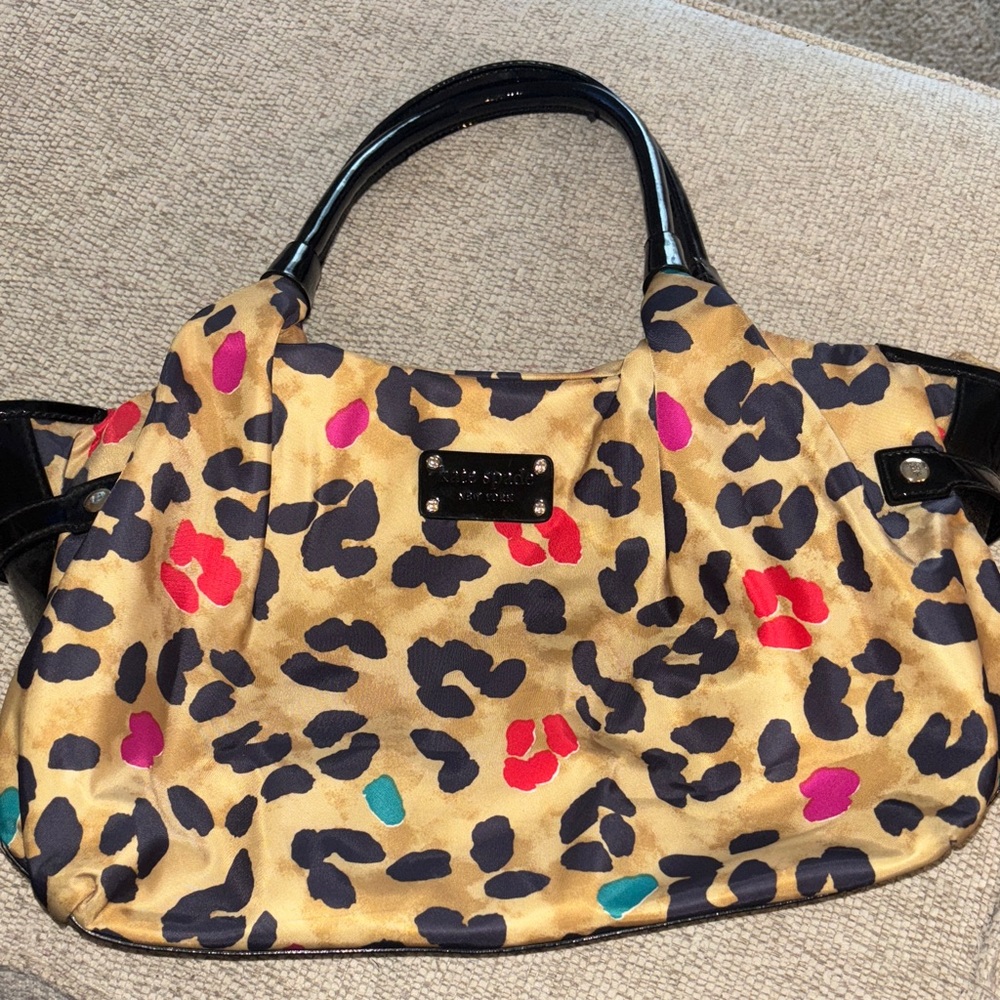 Kate Spade Multicolor Leopard Print Shoulder Bag